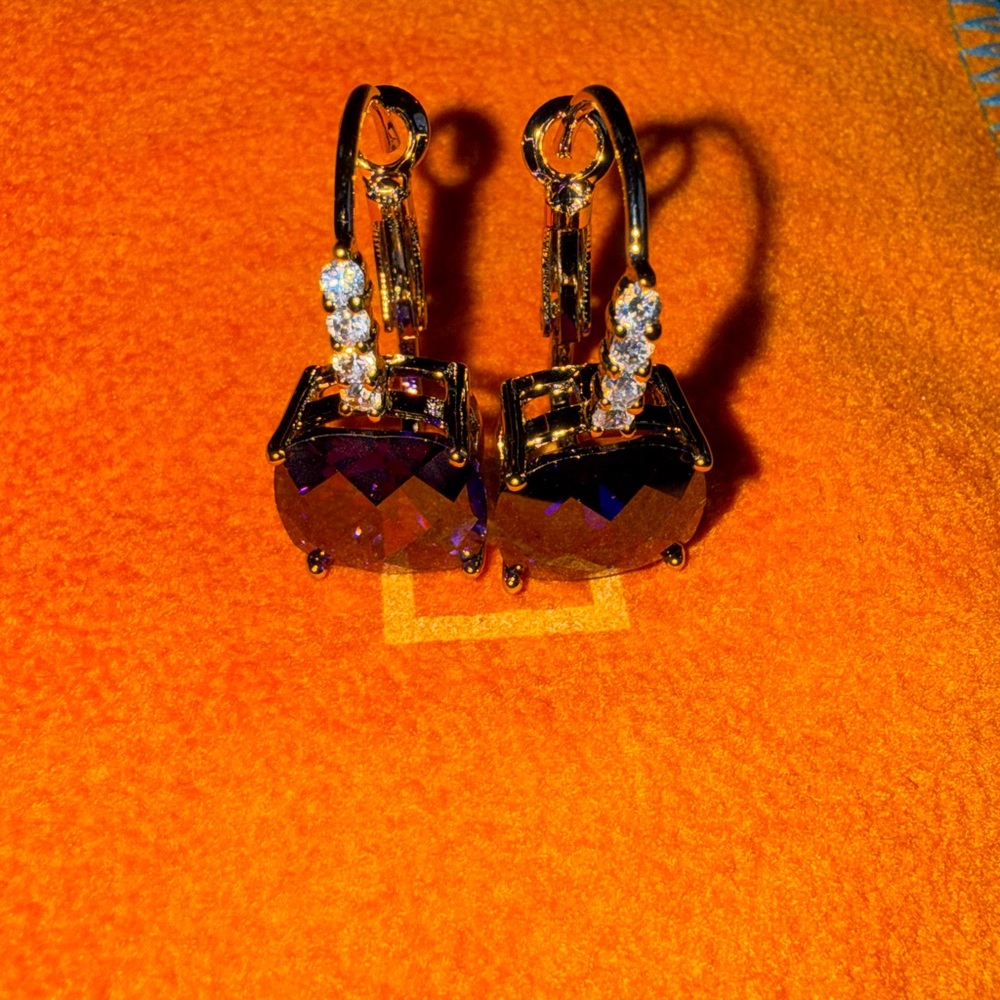 Gorgeous purple earrings